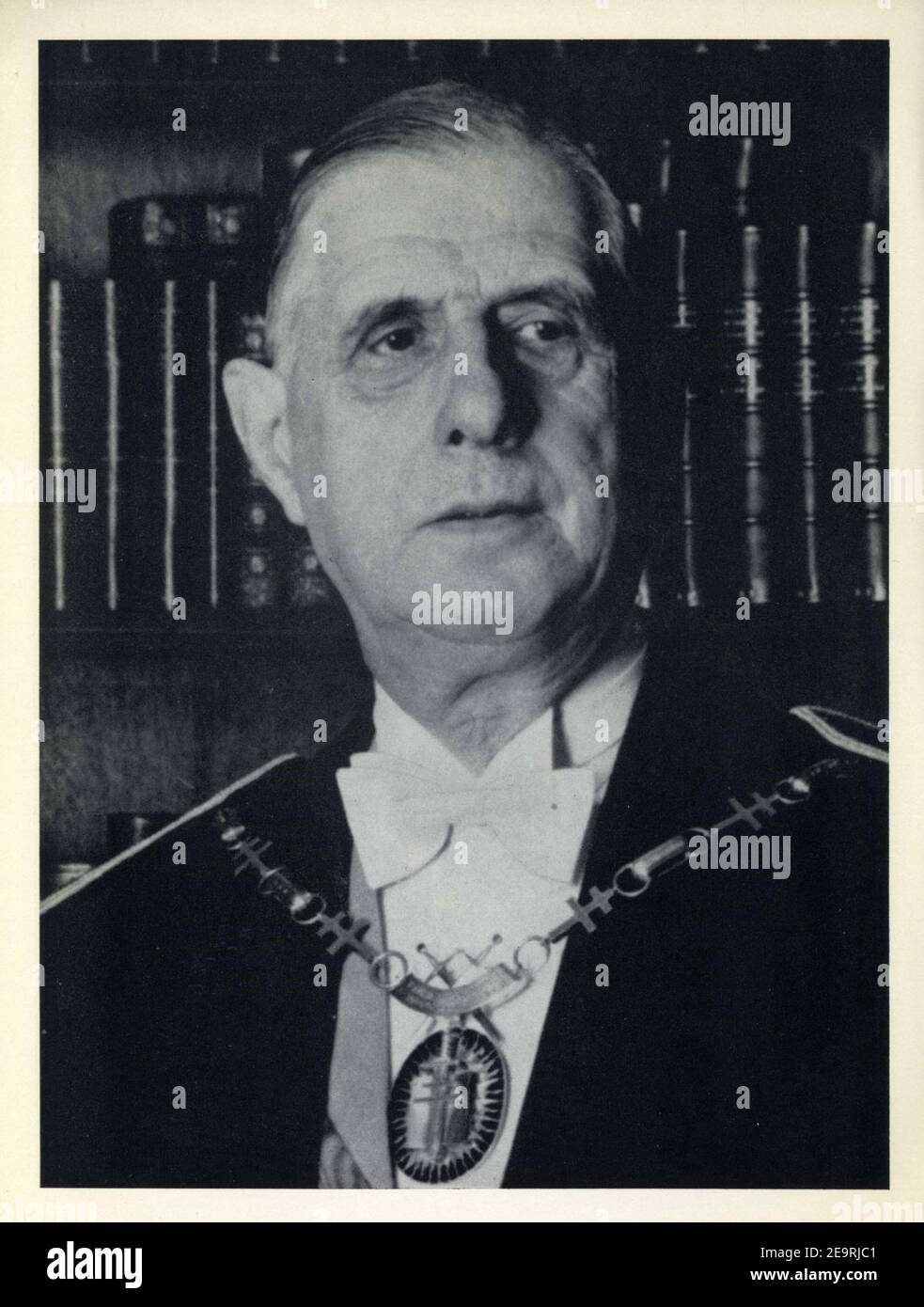 Charles de Gaulle.1890-1970. Militaire, résistant, homme d'État et écrivain français. Stock Photo