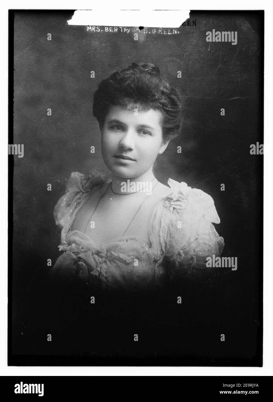 Mrs. Bertram B. Green Stock Photo - Alamy
