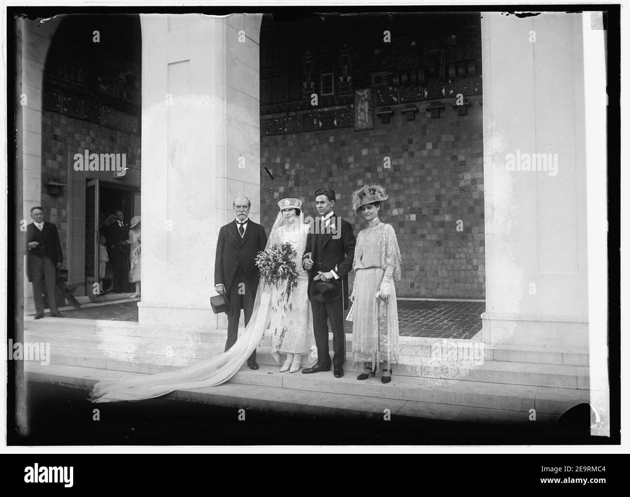 Mrs. Hughes wedding, (61022 Stock Photo Alamy