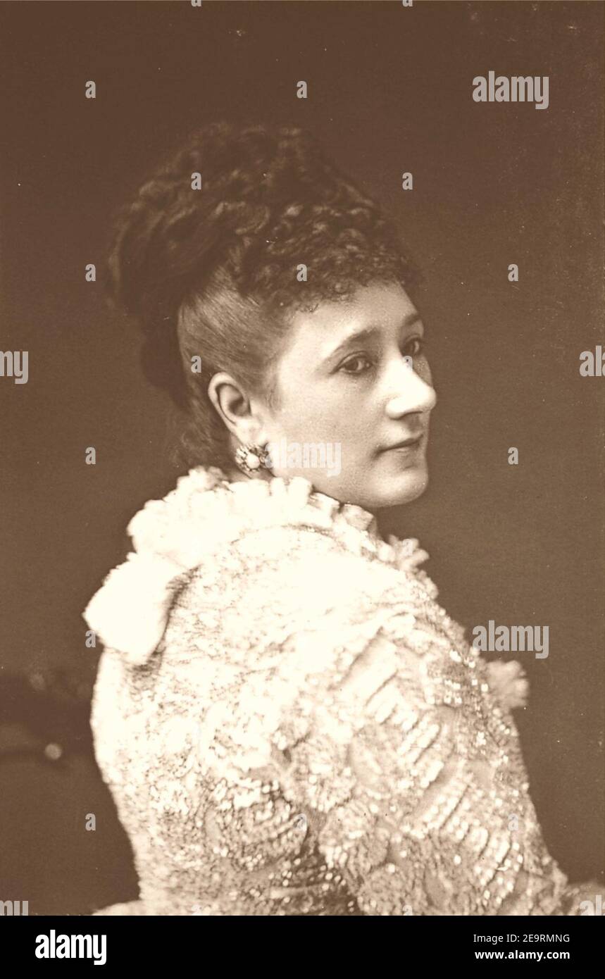 Mrs. John Wood - Matilda Charlotte Vining. Stock Photo