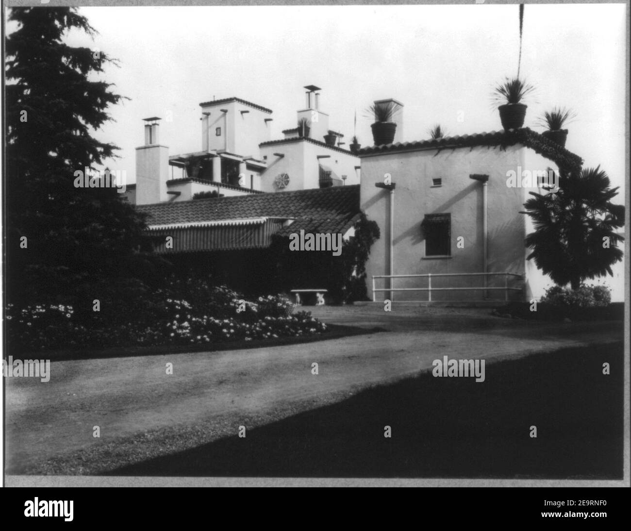 Mrs. Phoebe Apperson Hearst's home, Pleasanton, Cal. exterior side