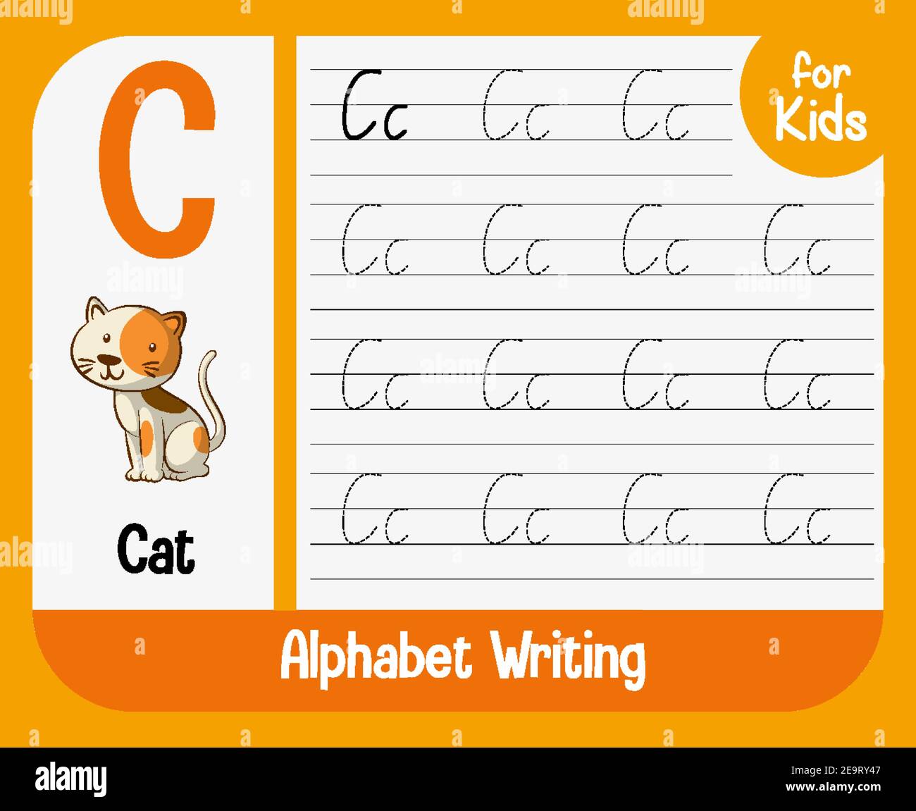 Tracing letter c hi-res stock photography and images - Alamy