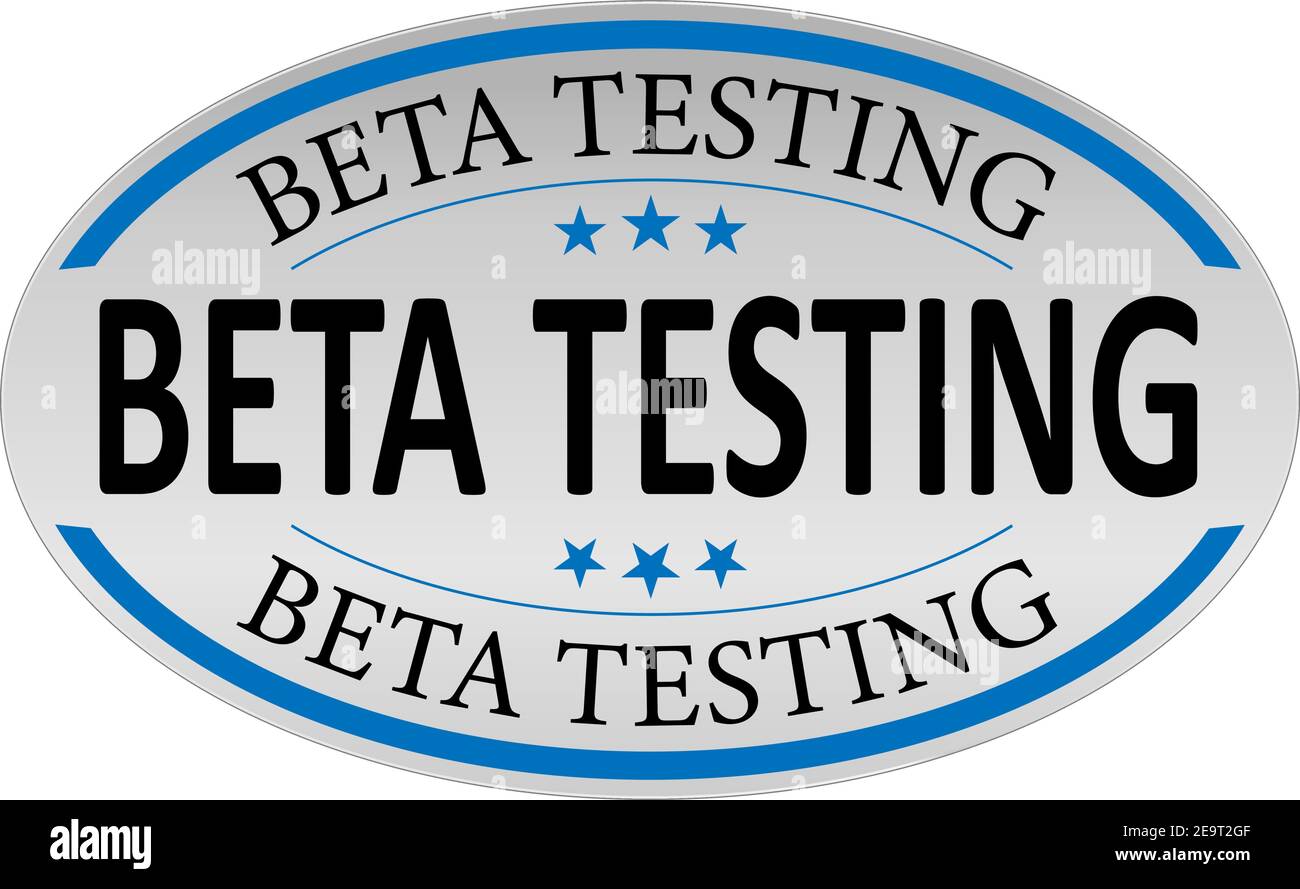 Beta test text Stock Vector Images - Alamy