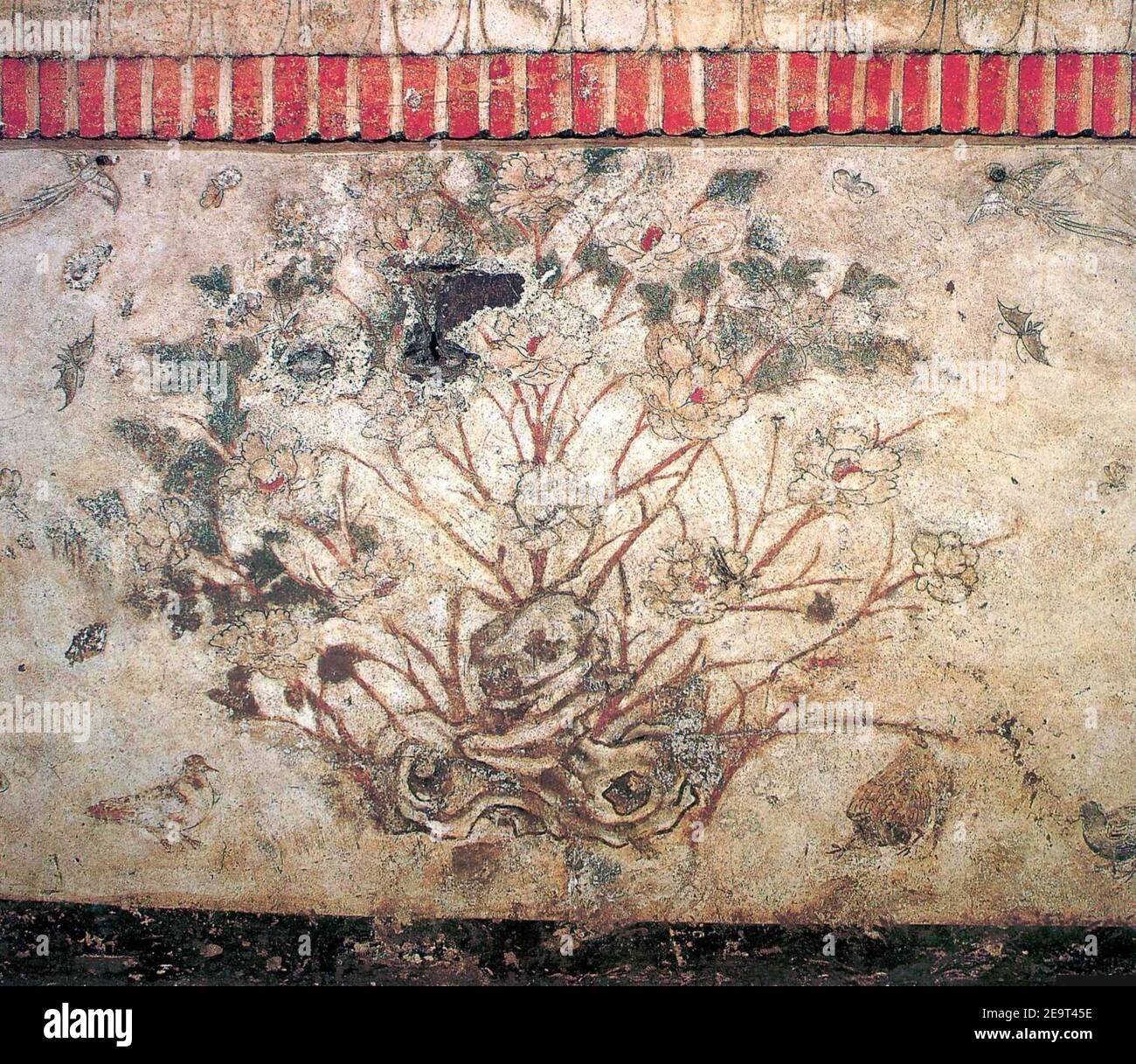 Mural Painting from Tomb of Wang Ch'uchih (王處直) 2 Stock Photo Alamy