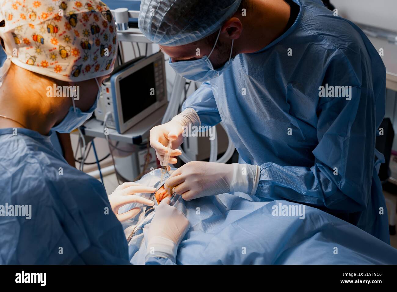 Blepharoplasty plastic surgery operation for modifying the eye region