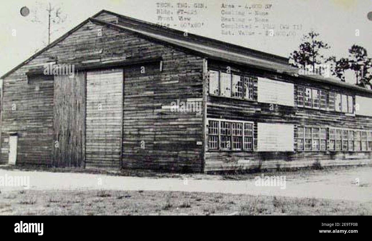 Myrtle Beach Army Airfield technical training building Stock Photo Alamy