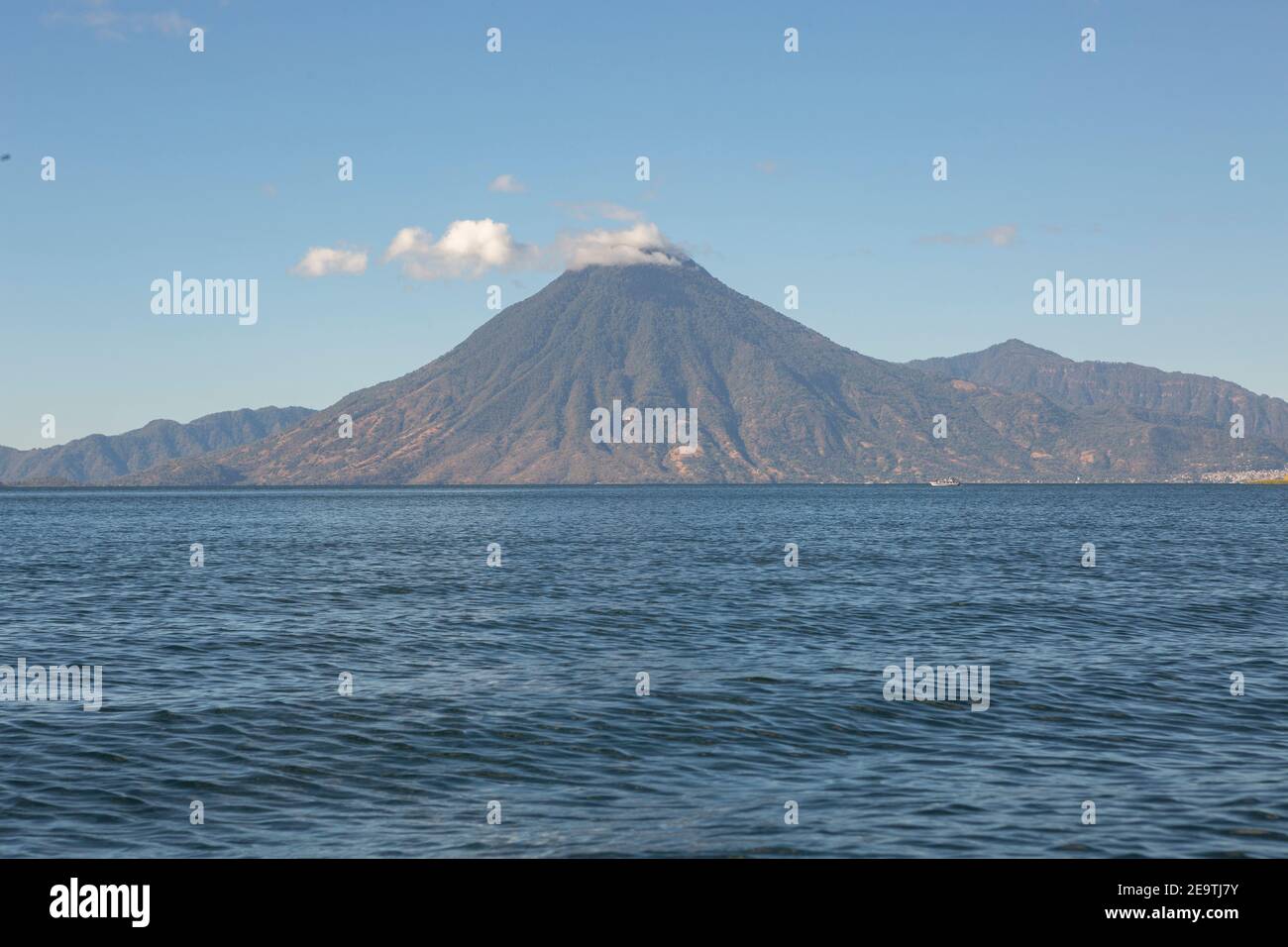 Lake Atitlan in Guatemala. Stock Photo