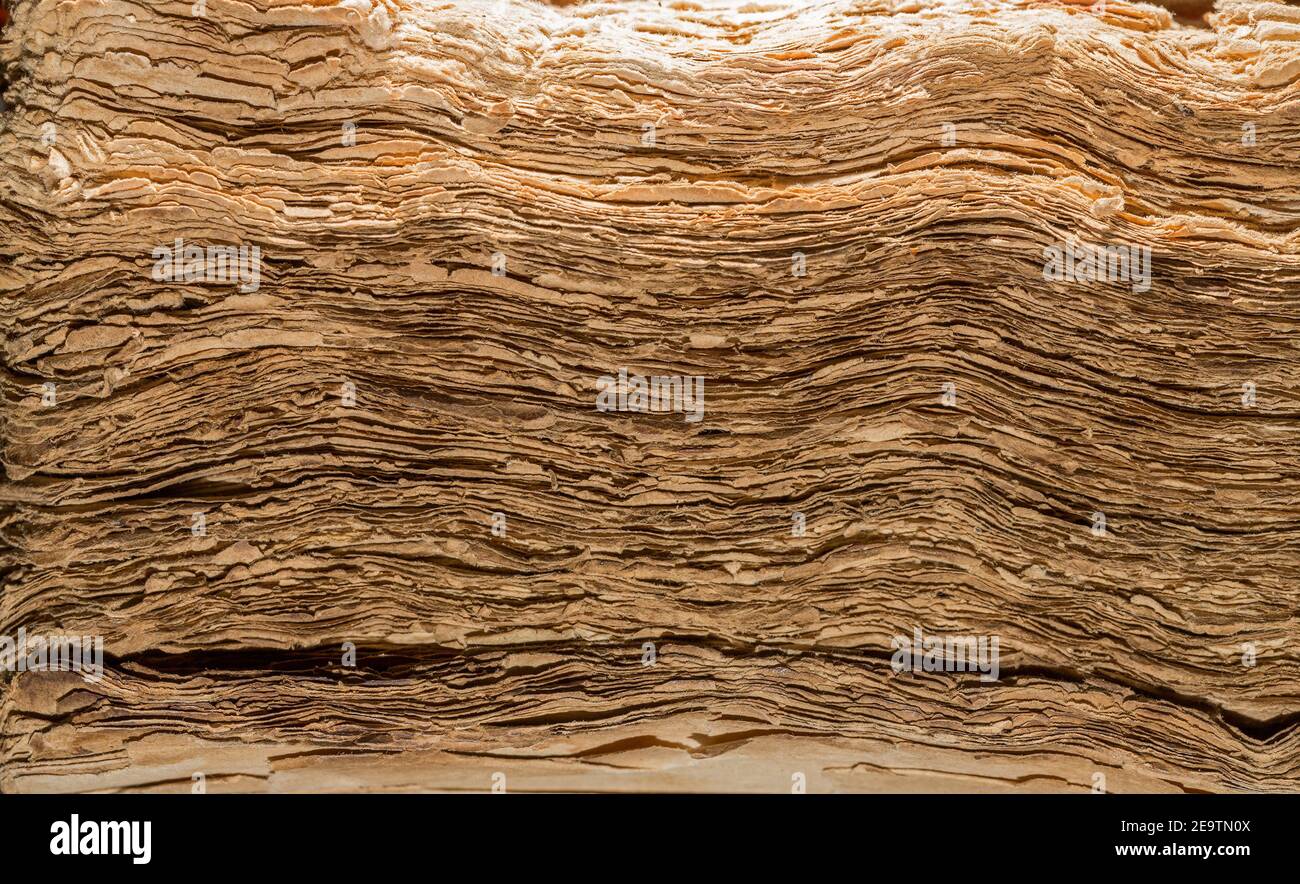 Antique Book sheets Stock Photo Alamy