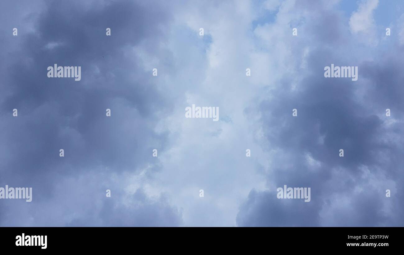 dark gloomy sky in the clouds before the rain Stock Photo - Alamy