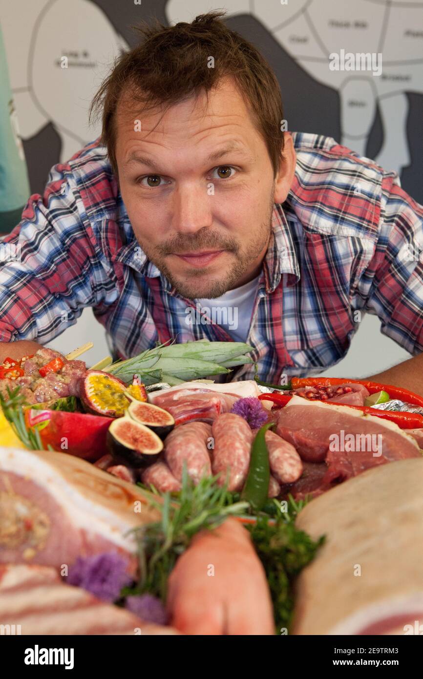 Jimmy Doherty Celebrity farmers portraits Stock Photo - Alamy