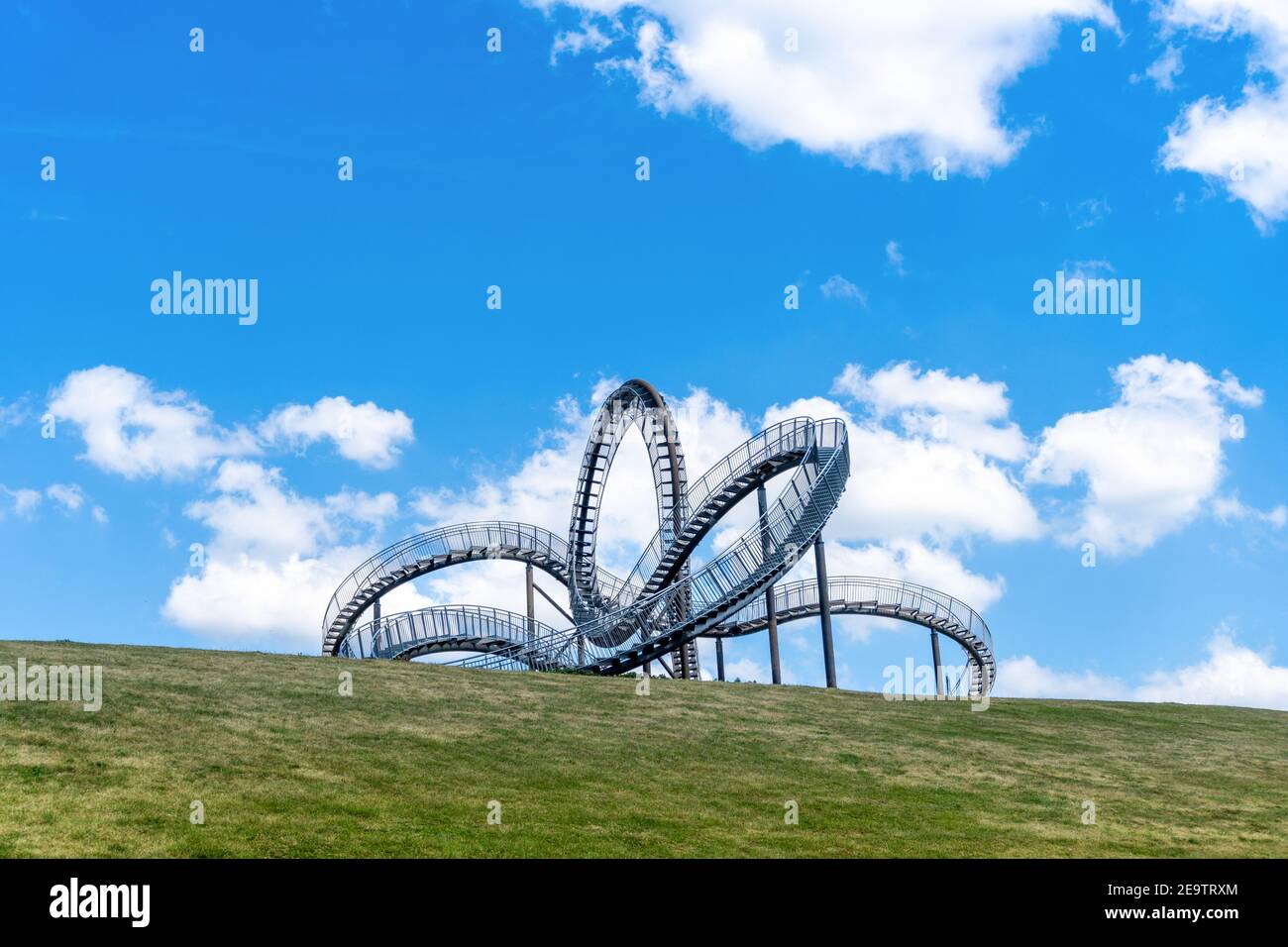 Famous Tiger and Turtle Tourist attraction park in Duisburg, Germany Stock Photo