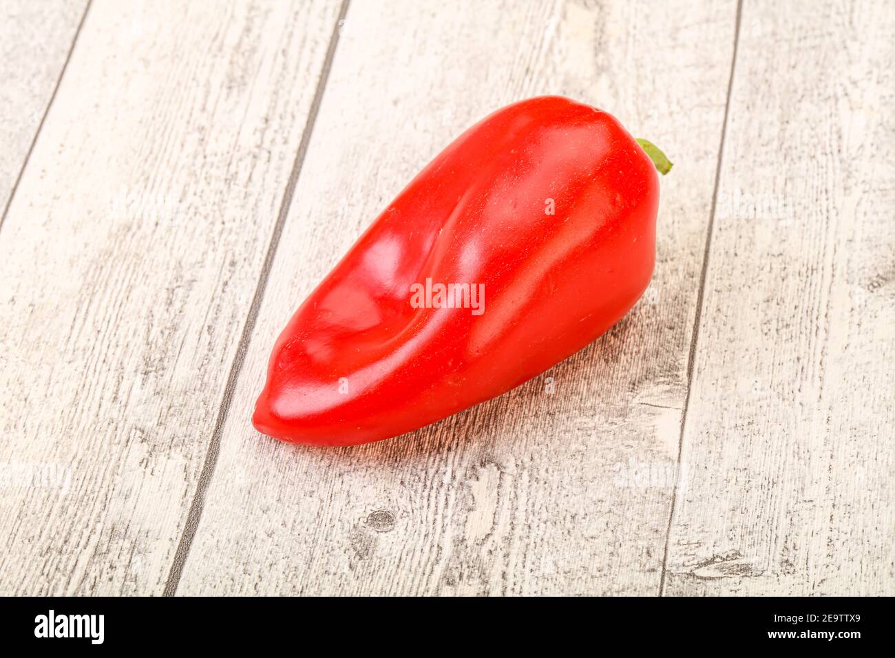 Sweet Red Bell Bulgarian pepper isolated Stock Photo - Alamy