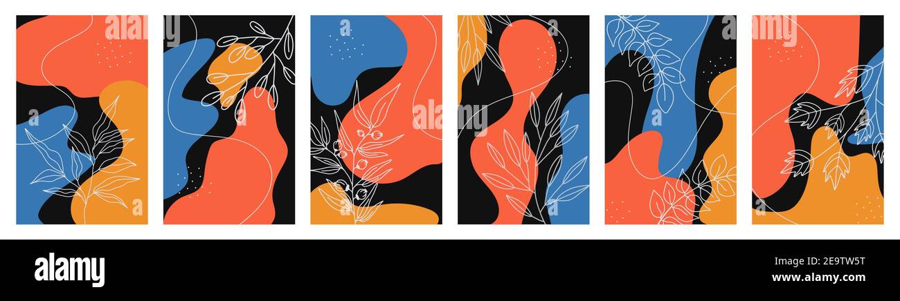Big set of various vector highlight covers.  Stock Vector
