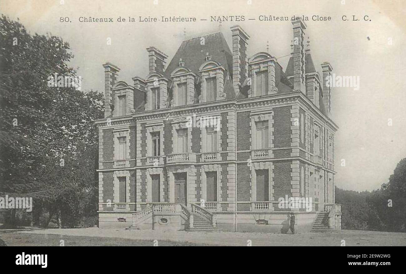 Nantes château de la Close Stock Photo Alamy