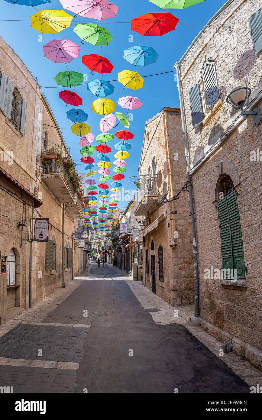 Jerusalem, Israel July 16th, 2020 Yoel Moshe Solomon Street