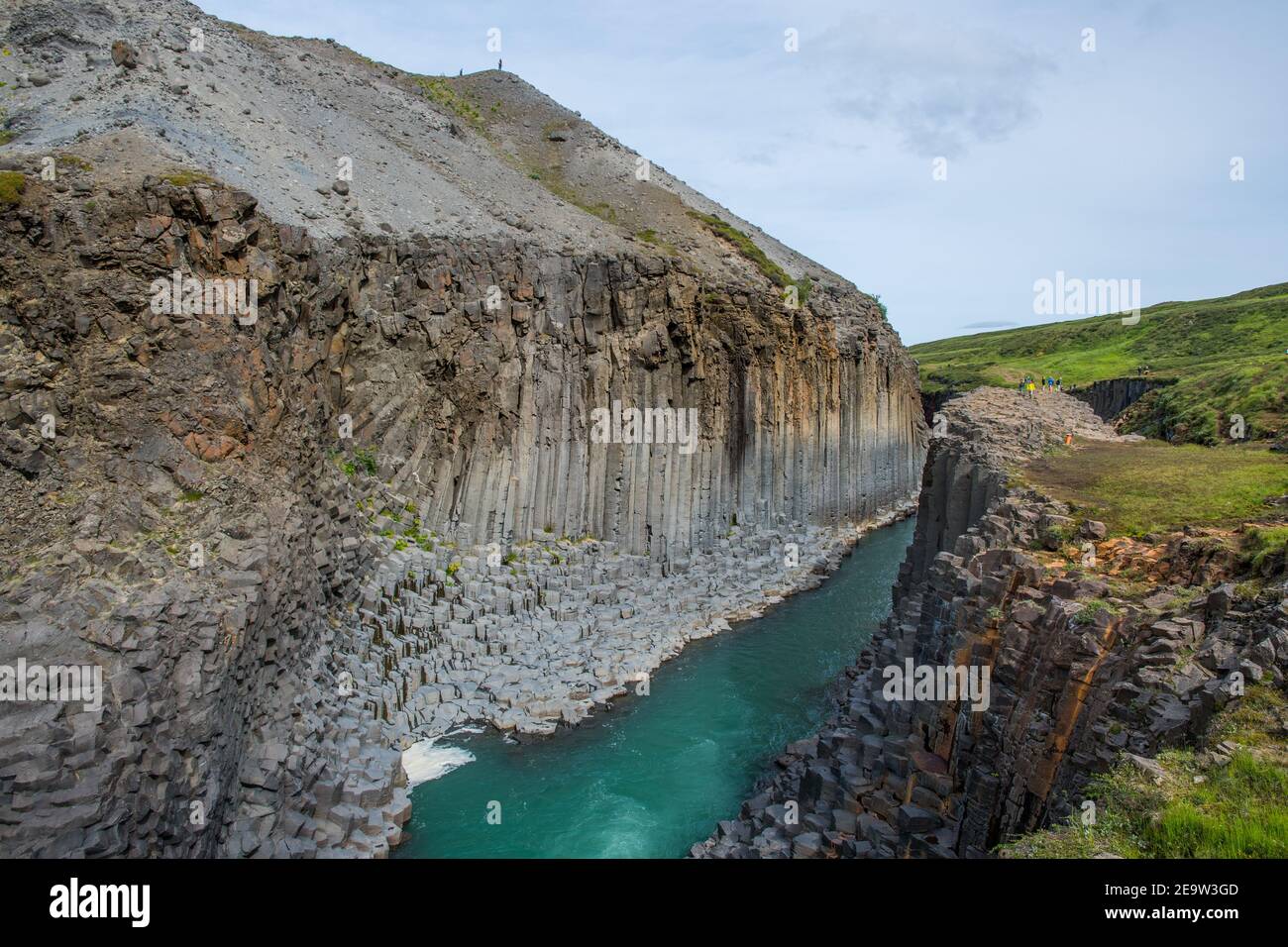 The Magnificent Studlagil canyon in Jokuldalur Valley in Iceland Stock Photo