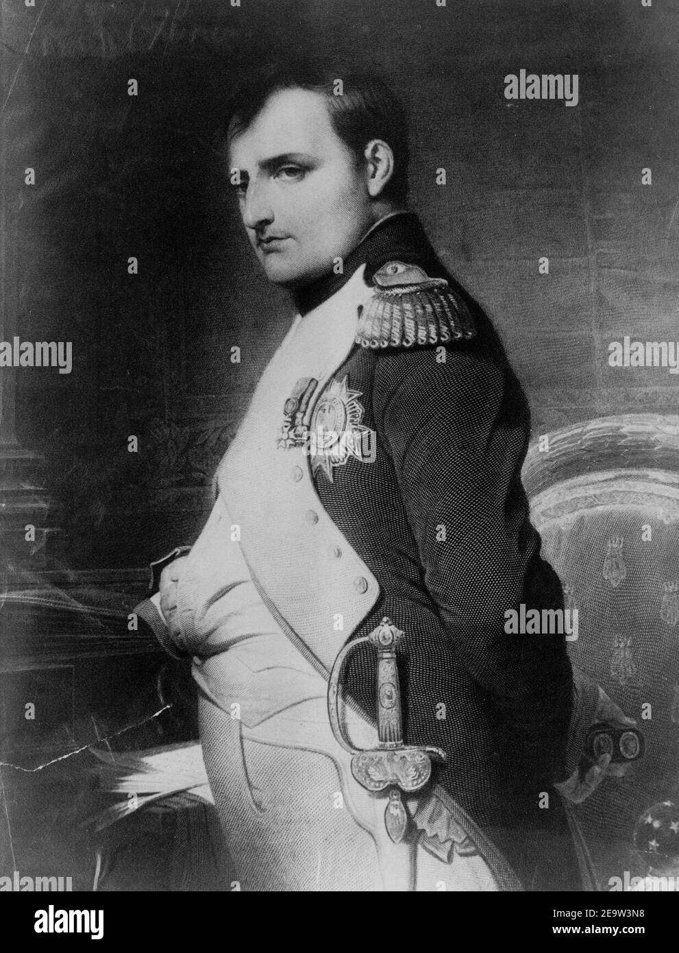 Napoléon Bonaparte par Paul Delaroche. Stock Photo