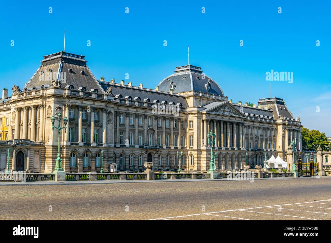 Royal palace at Brussels, Belgium Stock Photo