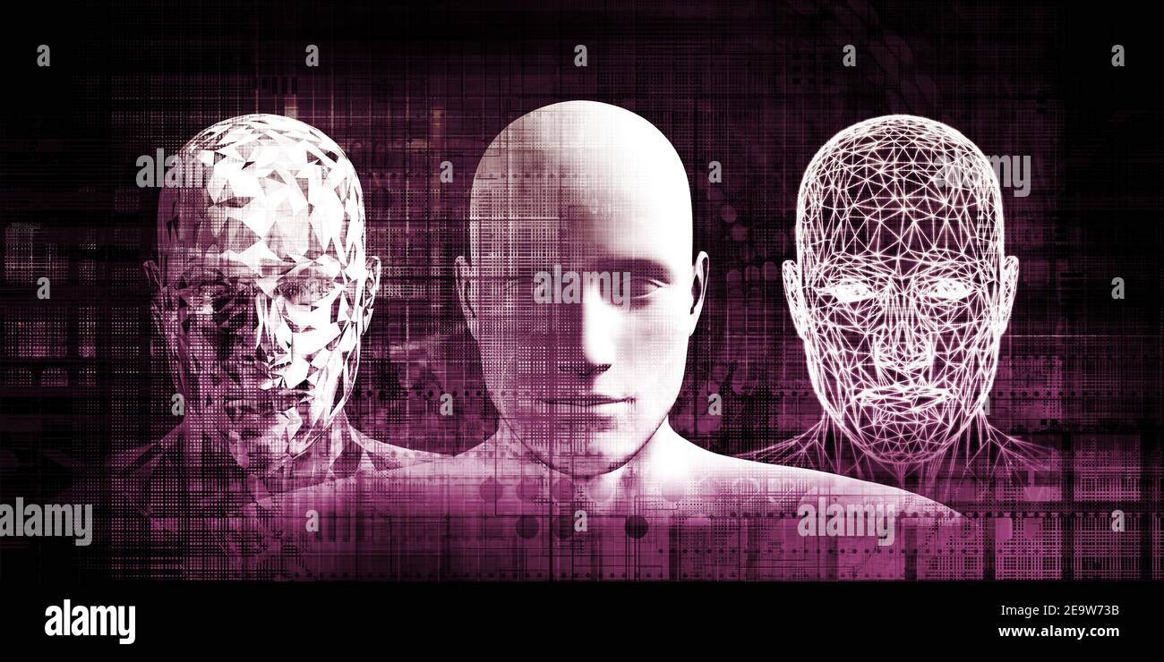 Deep Learning and Machine Artificial Intelligence Concept Stock Photo ...