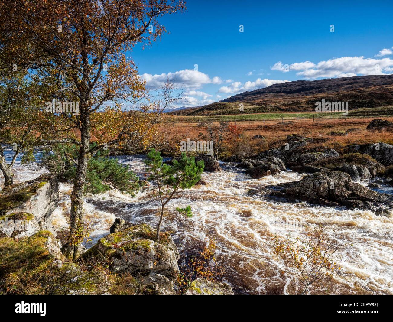 The River Gaur, Highland Perthshire, Scotland Stock Photo