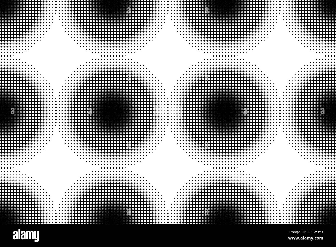Seamless abstract background pattern made with halftone circles / dots ...