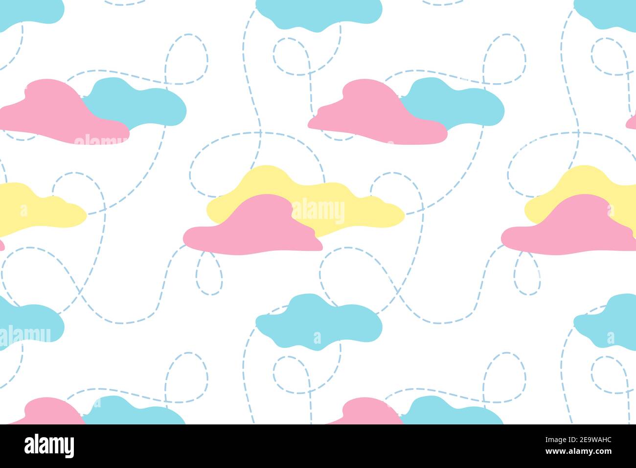 Nice child pajama seamless pattern design Stock Vector