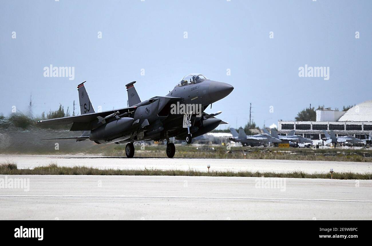 NAS Key West airtoair training 150325 Stock Photo Alamy