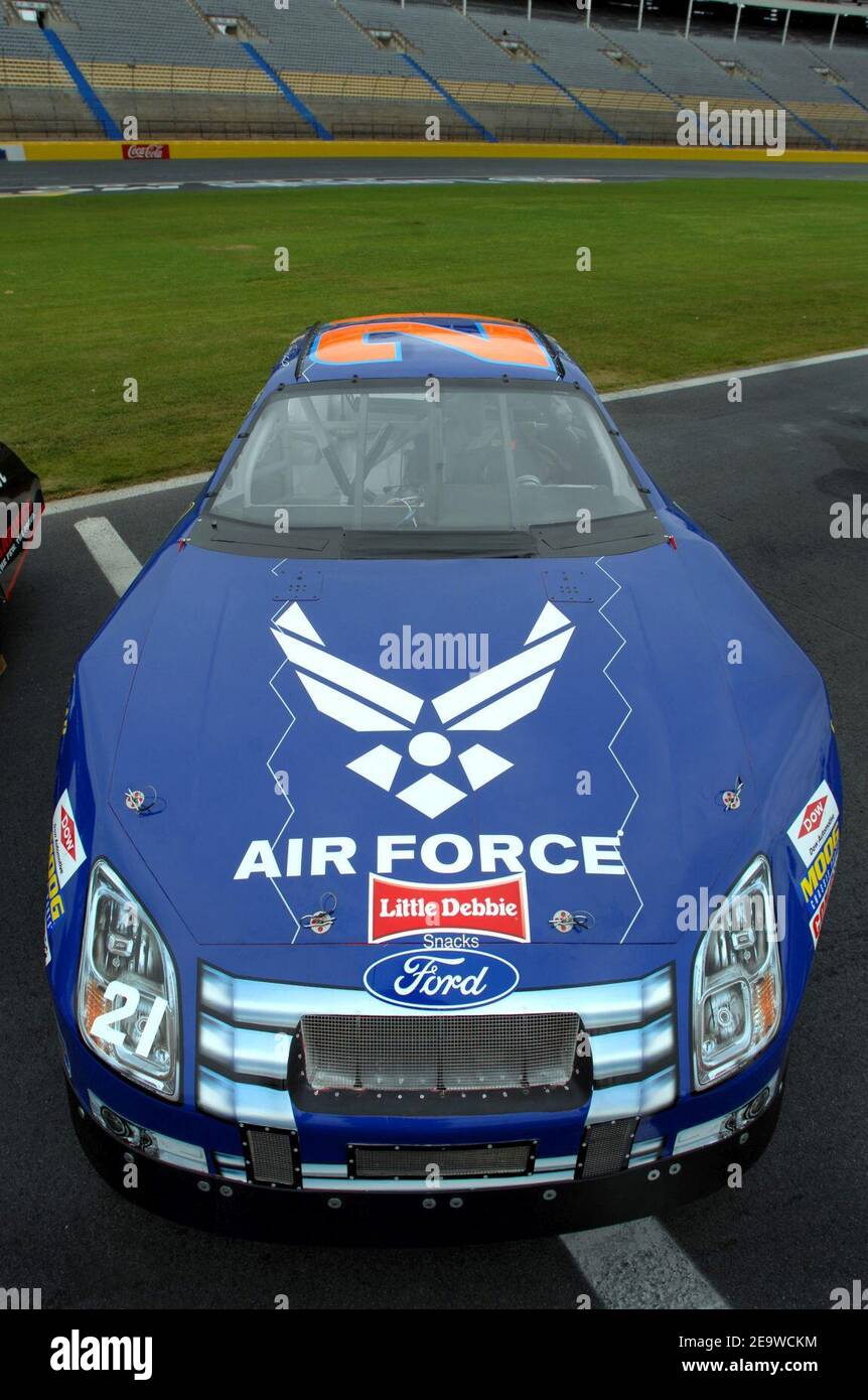 NASCAR salutes Air Force Stock Photo Alamy
