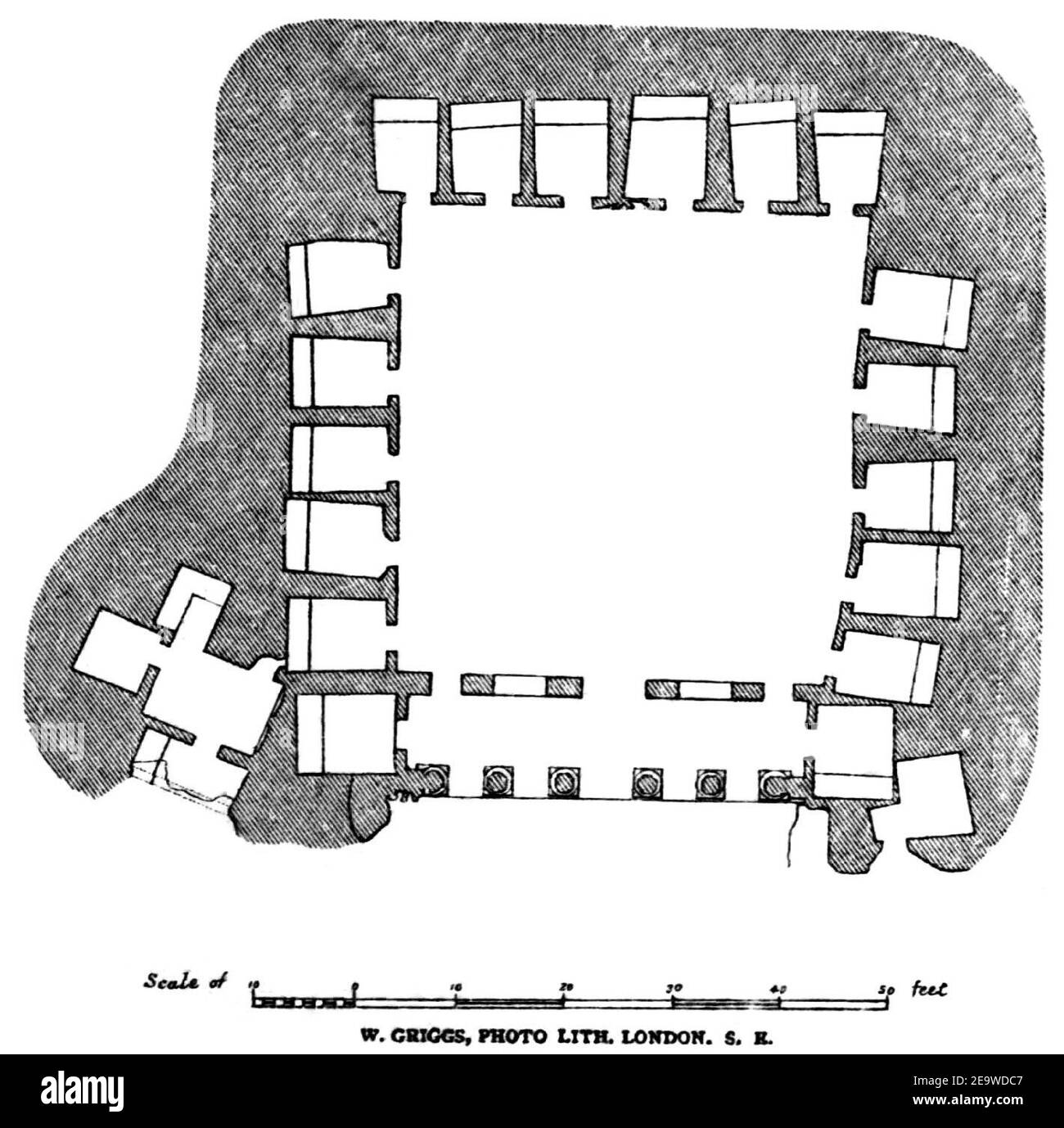 Nasik Vihara No10 plan. Stock Photo