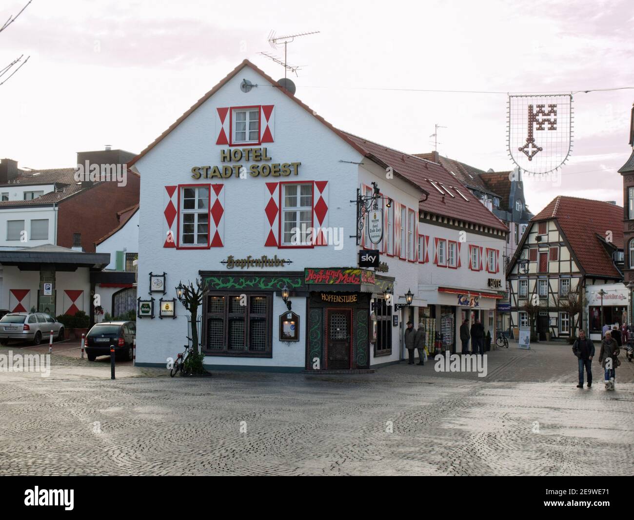 Hotel Stadt Soest on the Brüderstrasse in Moers, Nordrhein-Westfalen ...