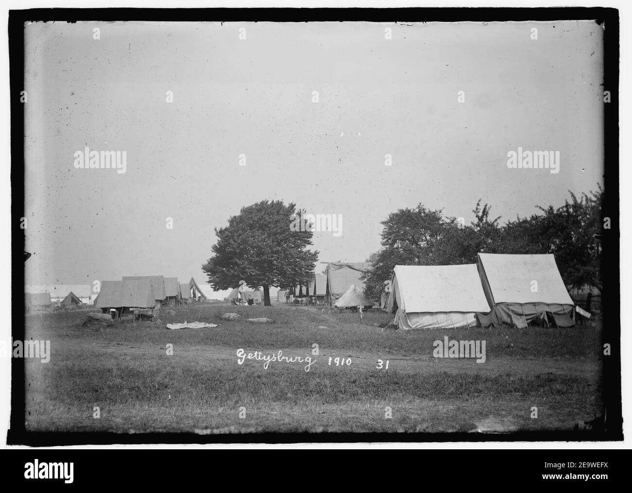Nat. Guard, Gettysburg, (Pennsylvania), 1910 Stock Photo