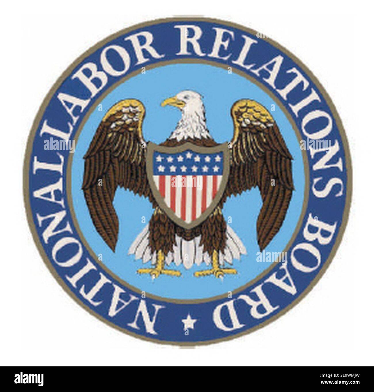 National Labor Relations Board logo color Stock Photo Alamy