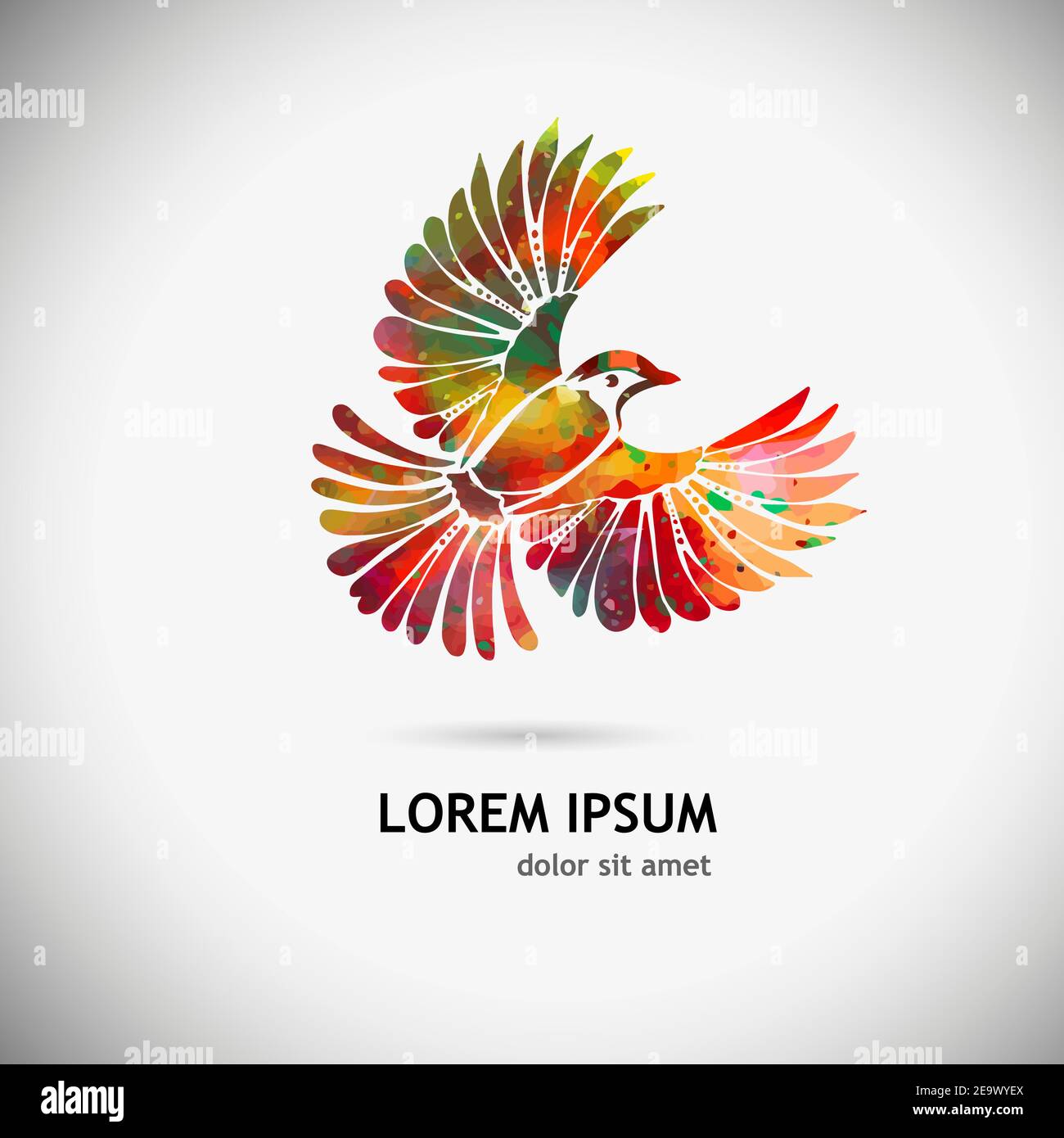 Iridescent bird feathers Stock Vector Images - Alamy