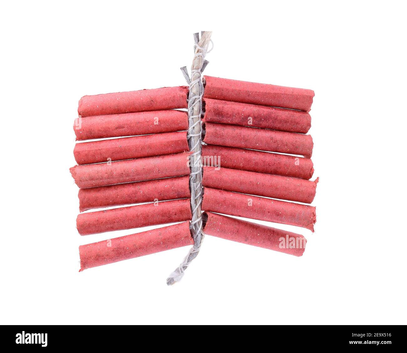 Red Firecrackers isolated on white background Stock Photo Alamy