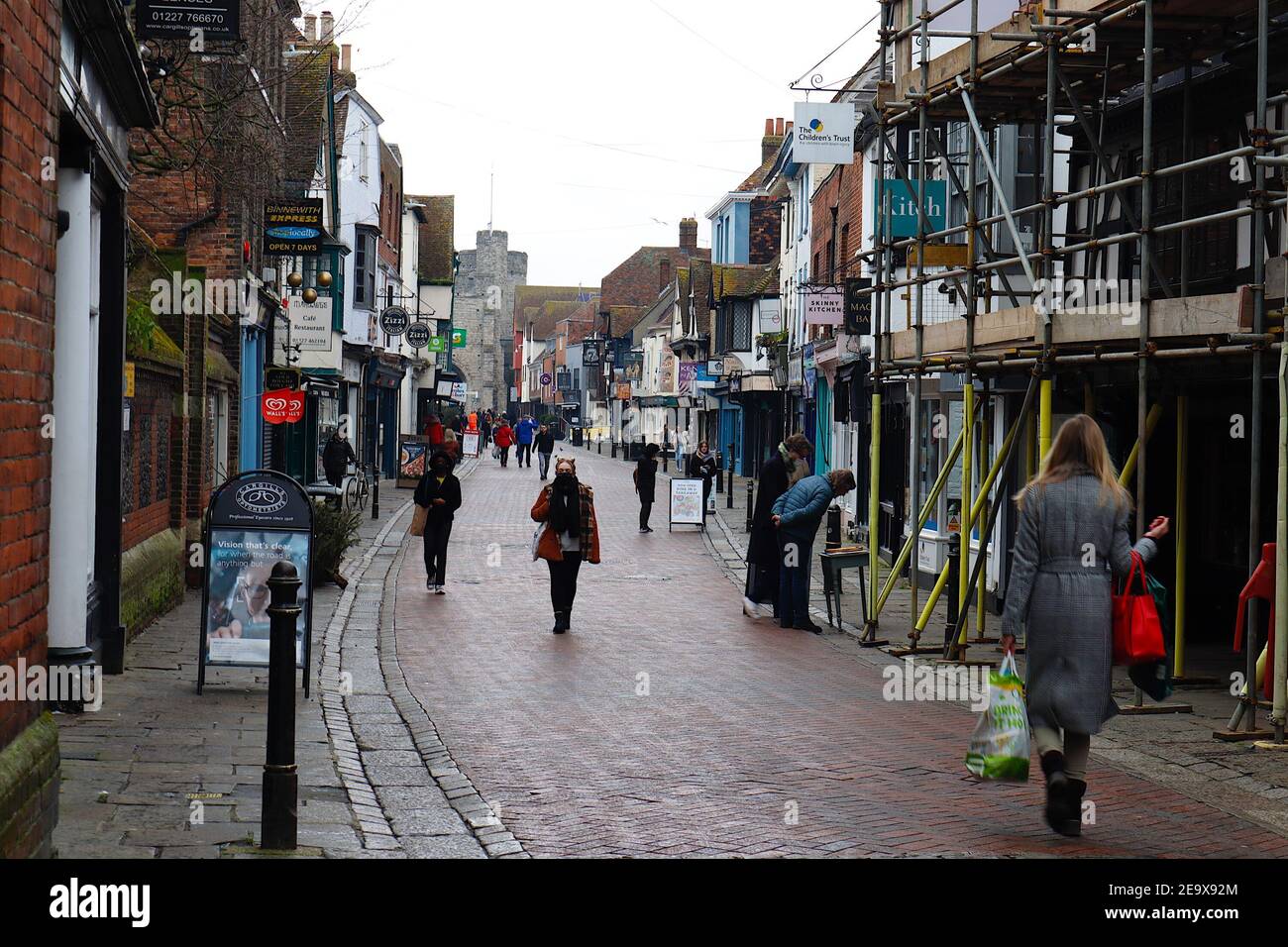 Canterbury town centre winter hires stock photography and images Alamy