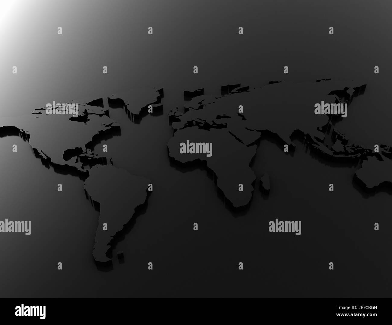 Metal World Map High resolution 3d render Stock Photo Alamy