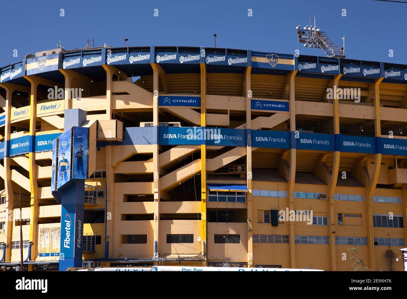 Boca Juniors La Bombonera Football Stadium, Buenos Aires, Argentina Stock Photo
