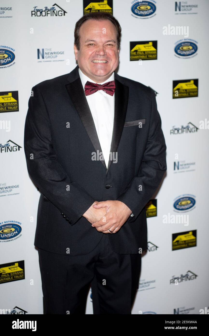 Shaun Williamson at the  Paul Strank Charity Gala supporting Shooting Star Children's Hospices & Rays Of Sunshine Charity at Bank of England Sports Centre  london  September 21, 2019 photo by Brian Jordan Stock Photo