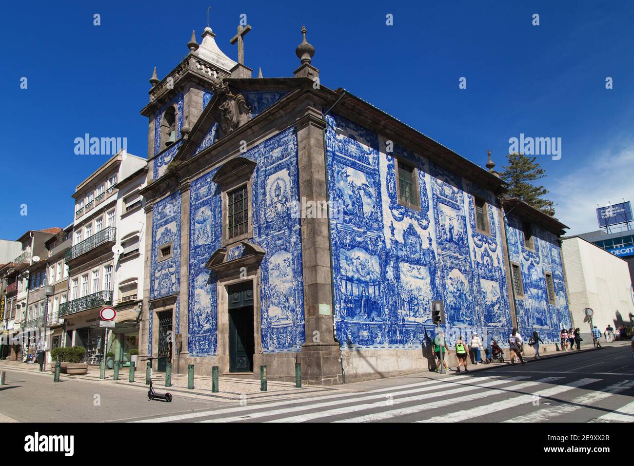 Porto, Portugal - August 24, 2020: Chapel of Souls in Porto, Portugal. Stock Photo