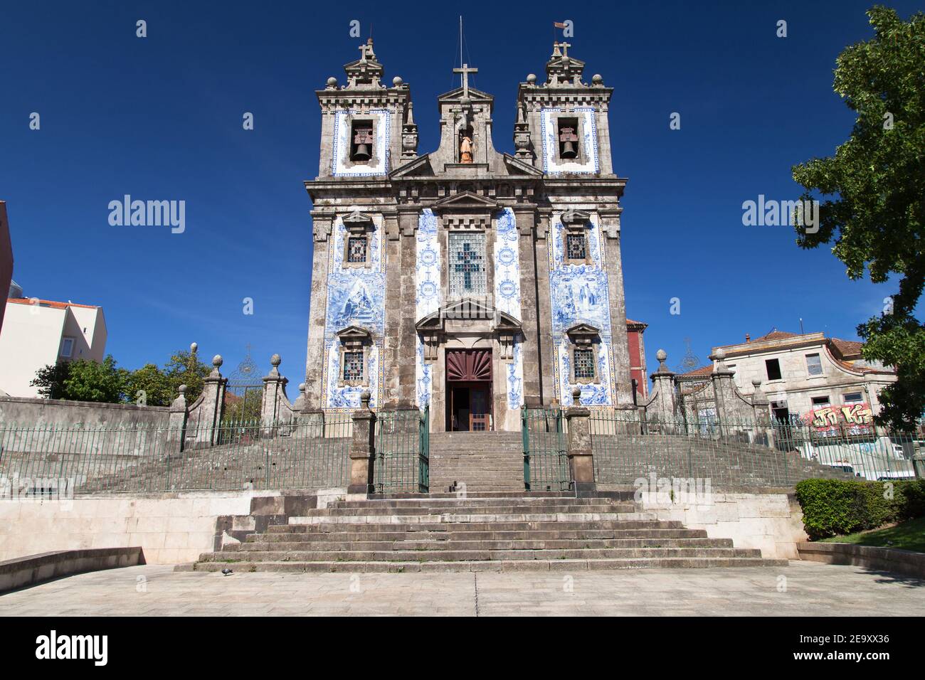 Church of Saint Ildefonso in Porto, Portugal. Stock Photo