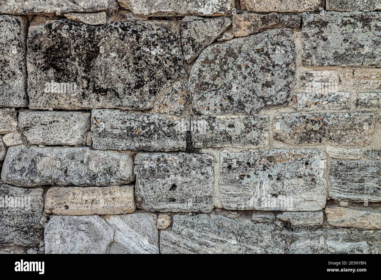 The texture of the old wall. Vintage brick background. The wall is made ...
