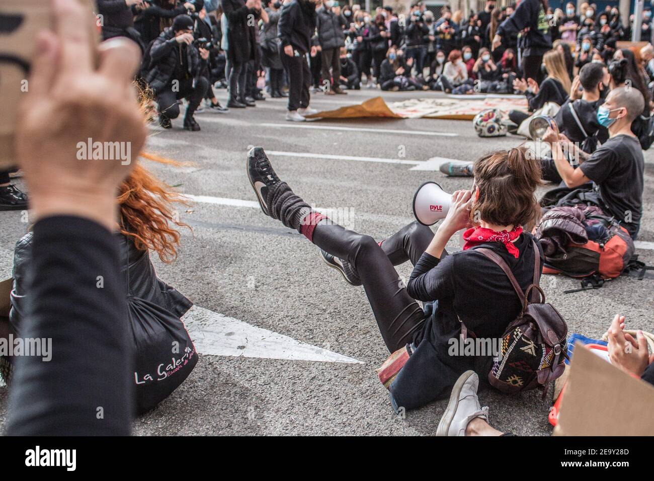 Mask Rally Anti mask rally schools hi-res stock photography and images - Alamy