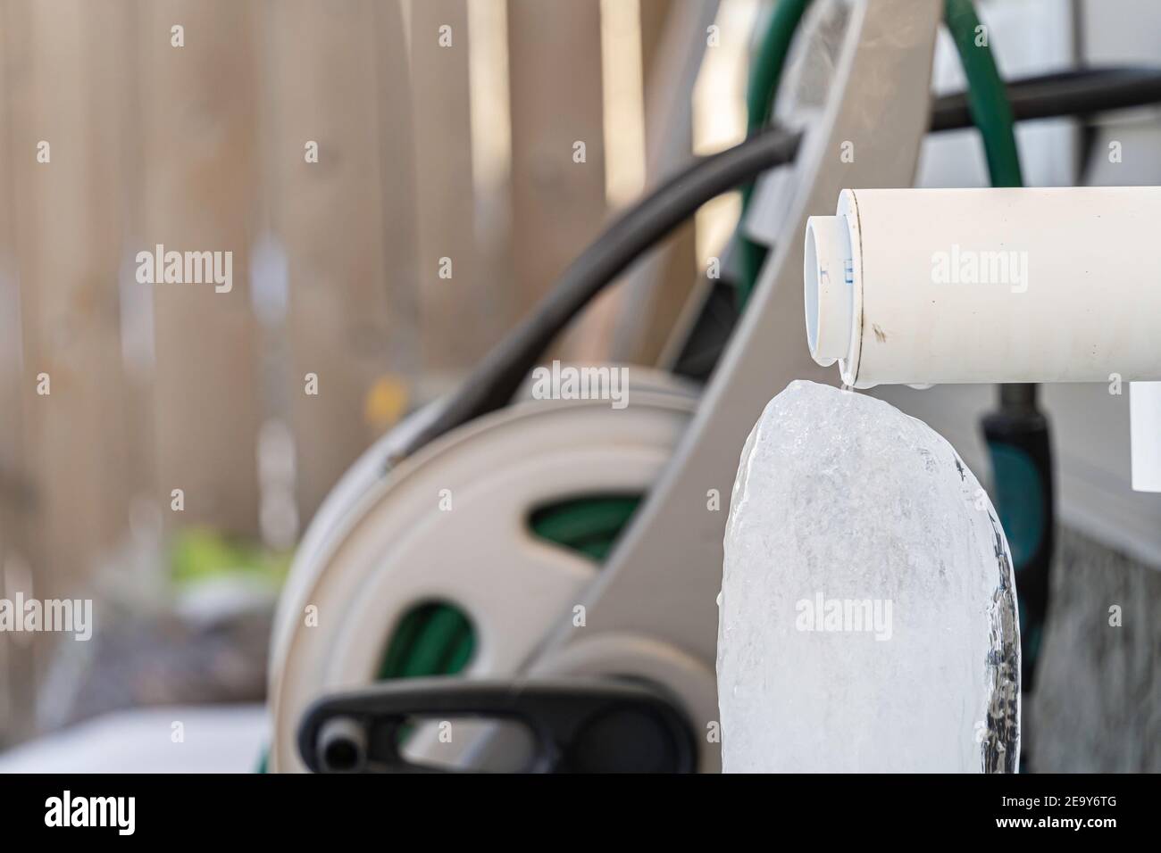 Furnace exhaust pipe blowing out steam in winter Stock Photo Alamy