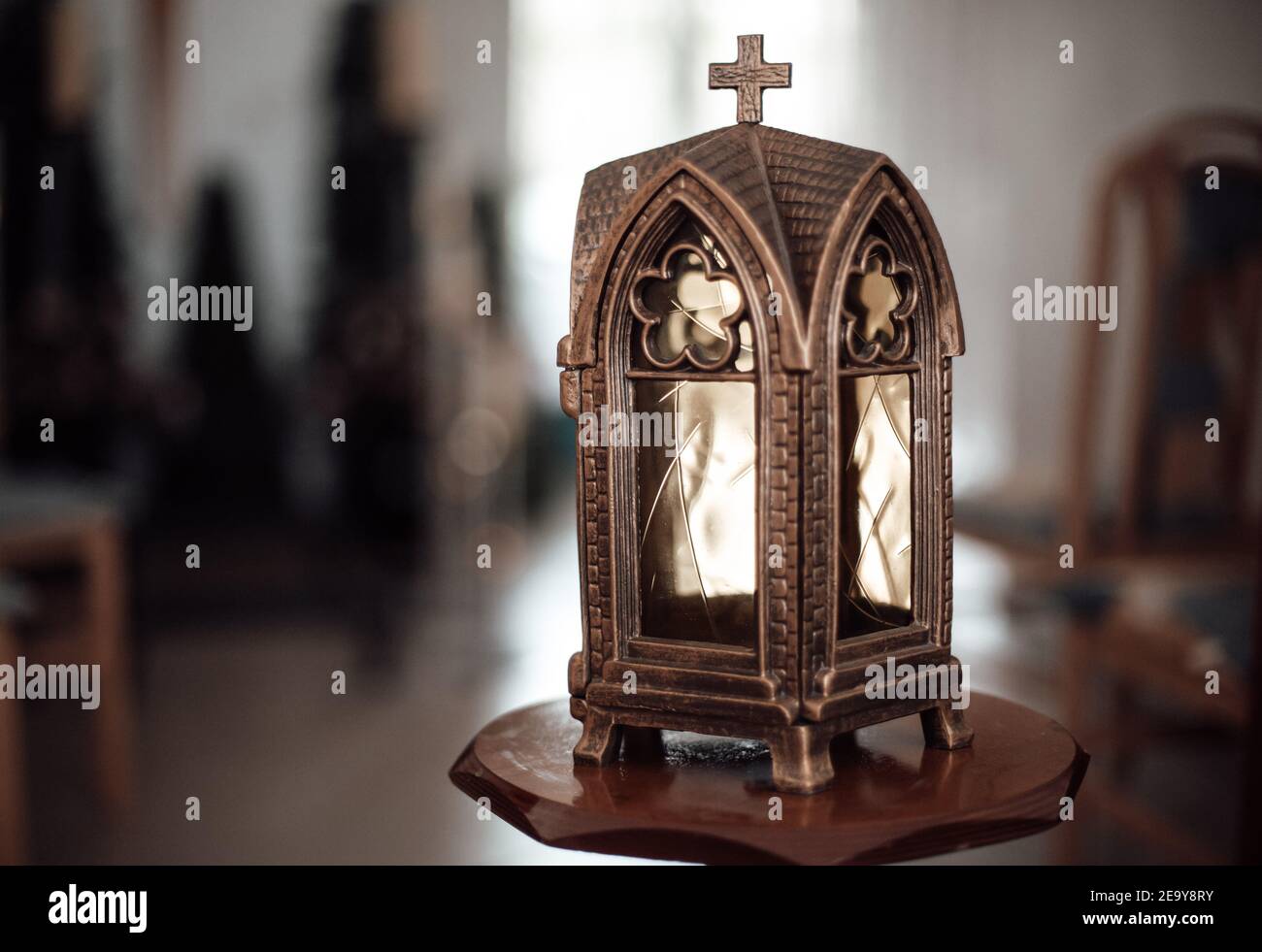 Antique Cross Lantern main image 1