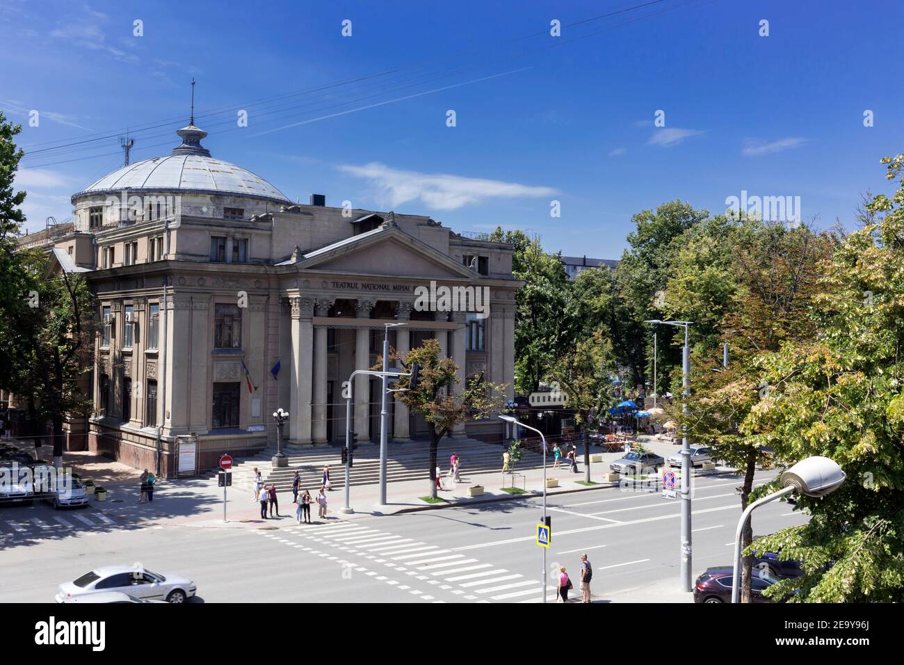 National Theatre by Mihai Eminescu in Stefan cel Mare boulevard ...
