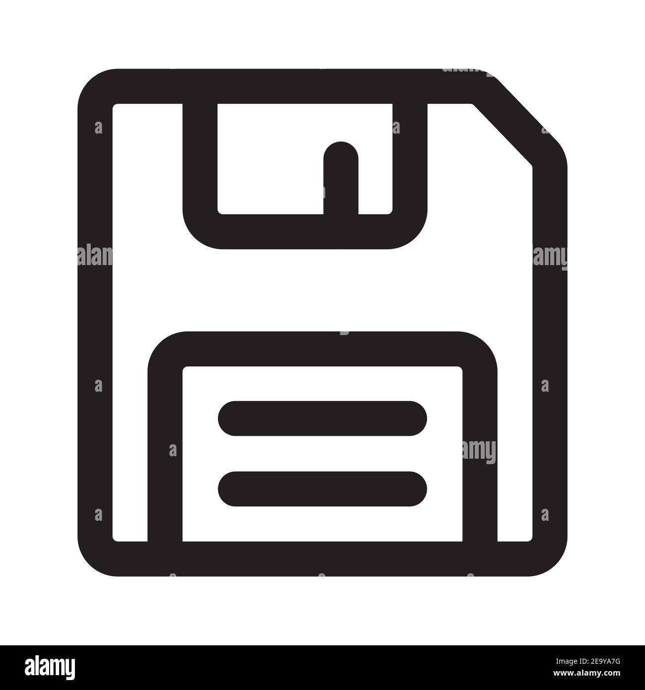 Save outline icon hi-res stock photography and images - Alamy