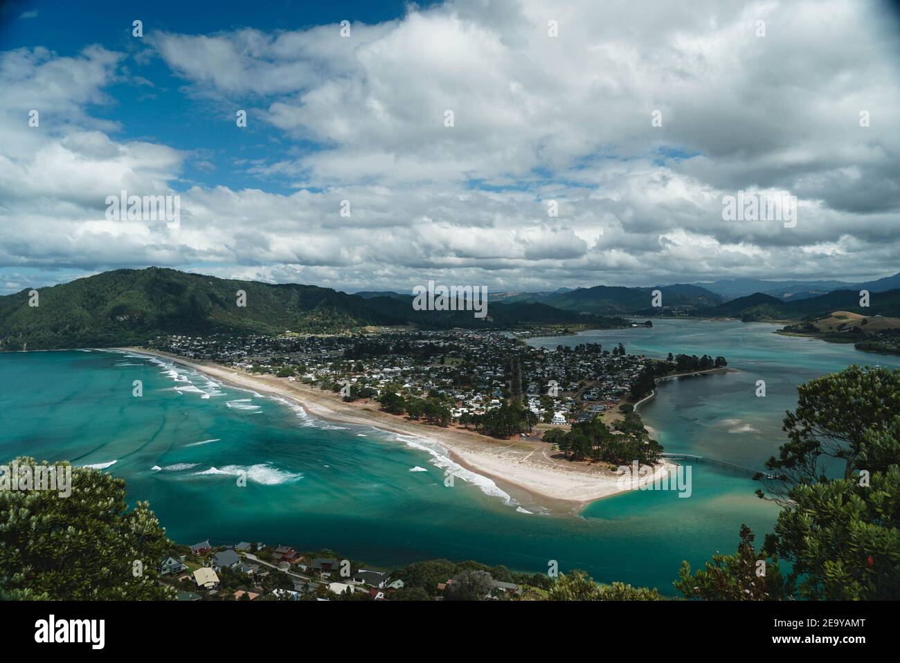 Views from Mt. Paku Summit a short hike on the Coromandel Peninsula