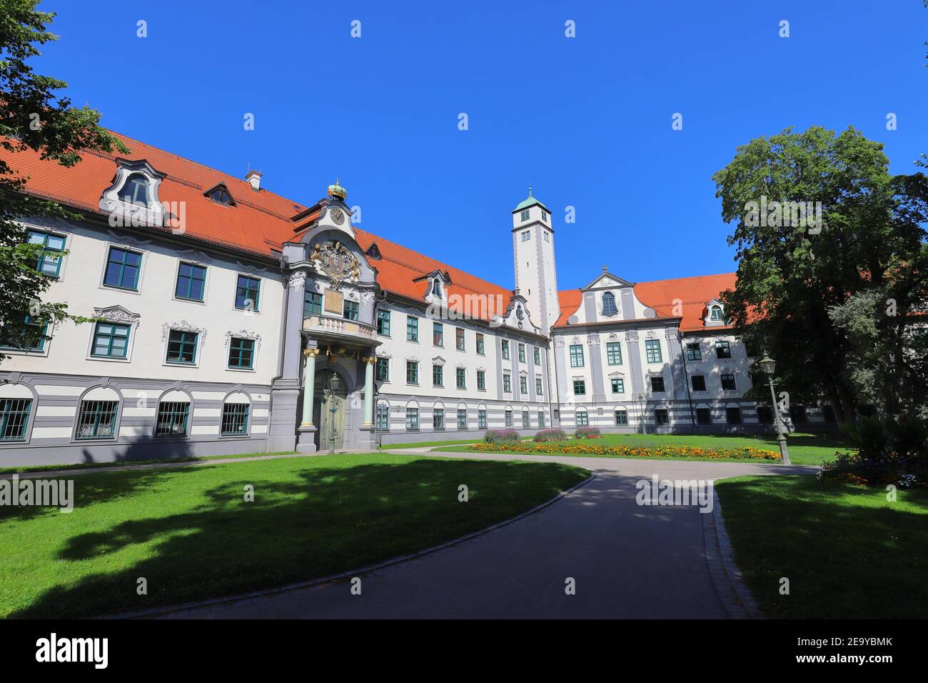 GERMANY, AUGSBURG - AUGUST 18, 2019: Buildings of the Government of Swabia in Augsburg (former the Prince-Bishop's Residence) Stock Photo