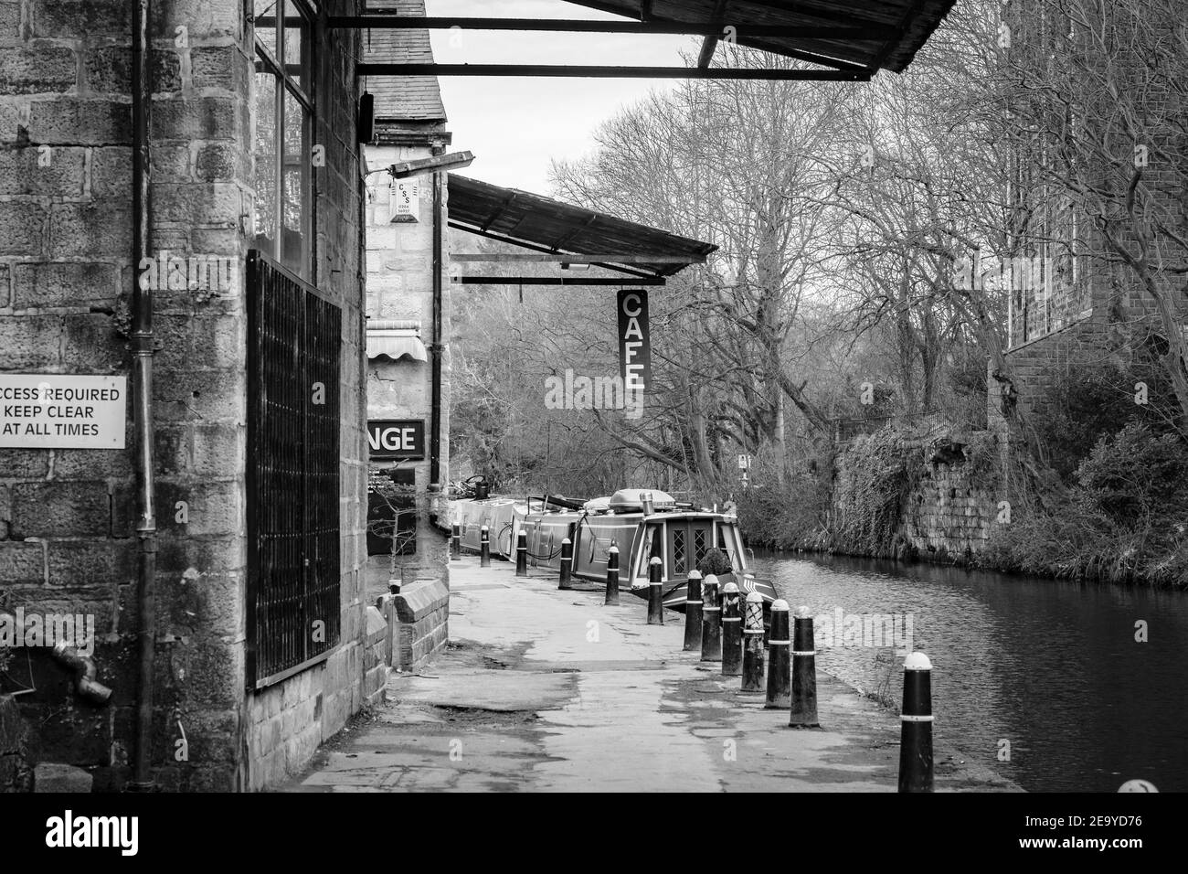 Rochdale Canal at Hebden Bridge Stock Photo Alamy