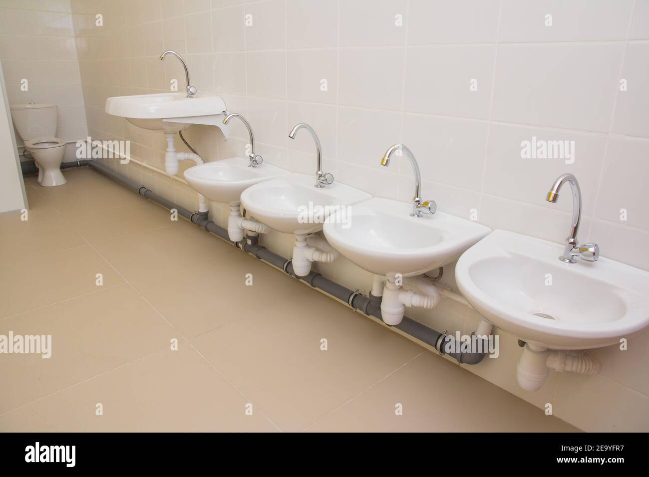 Toilet in kindergarten. Toilet in kindergarten. Children's hygiene in a